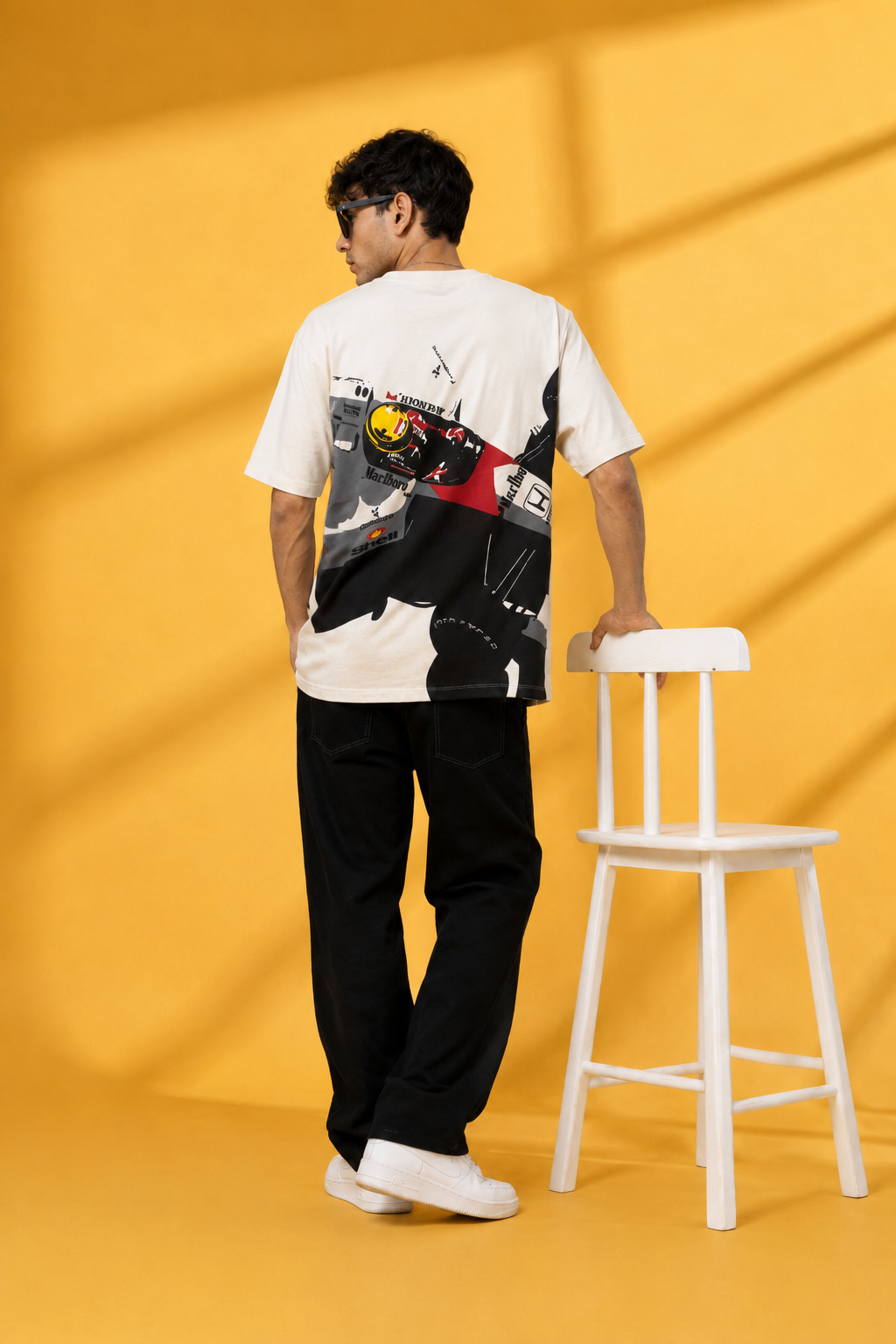 Men’s Off-White Racing Graphic T-Shirt