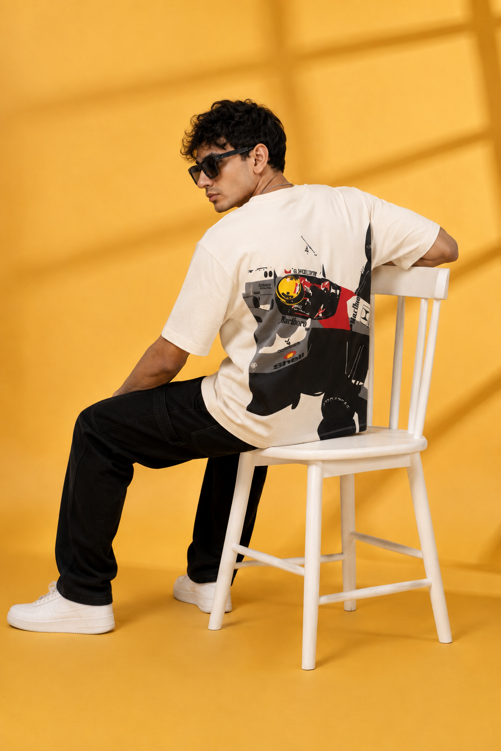 Men’s Off-White Racing Graphic T-Shirt