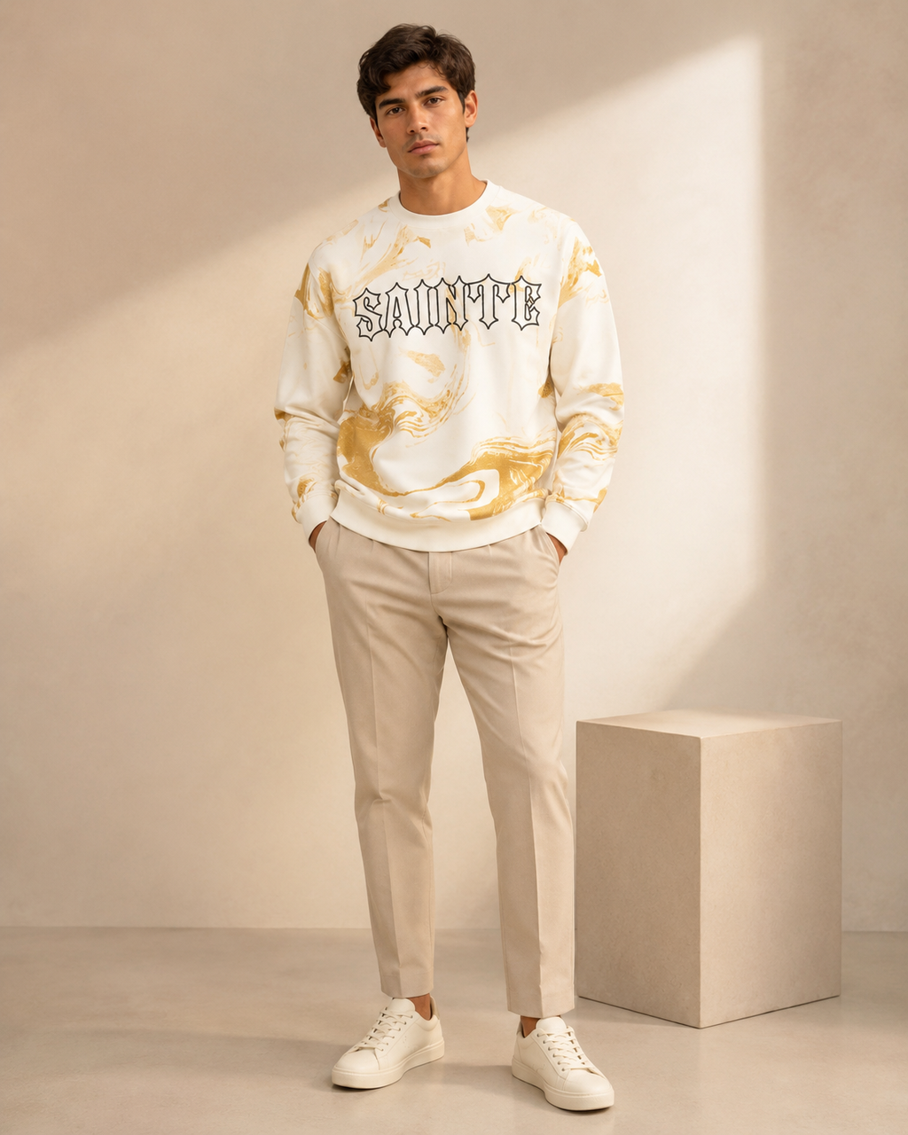Men’s Off-White Printed Sweatshirt