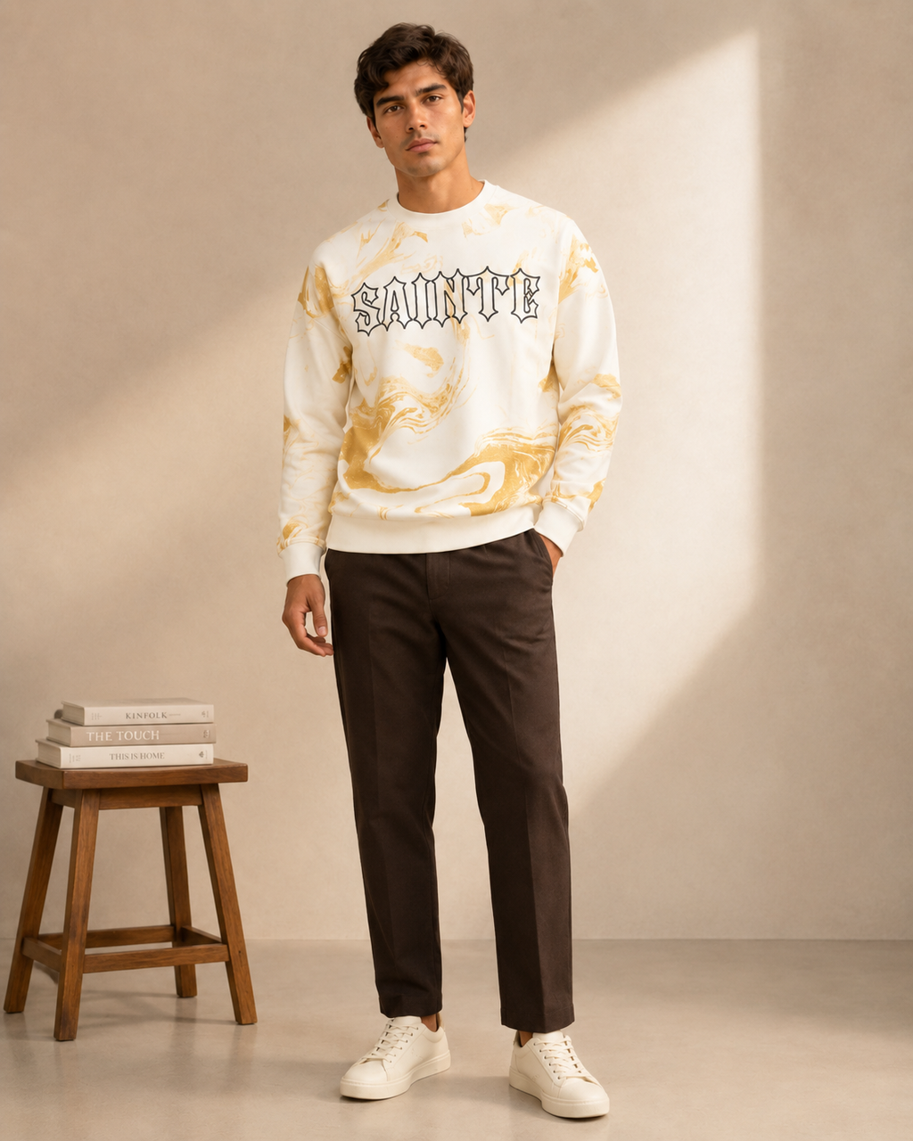 Men’s Off-White Printed Sweatshirt