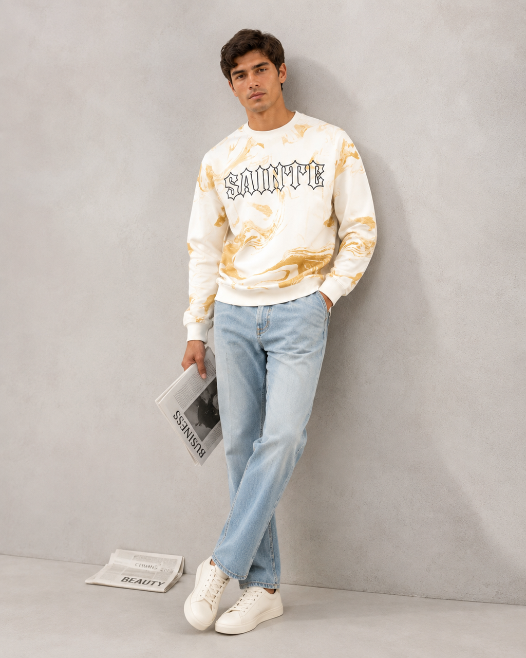 Men’s Off-White Printed Sweatshirt