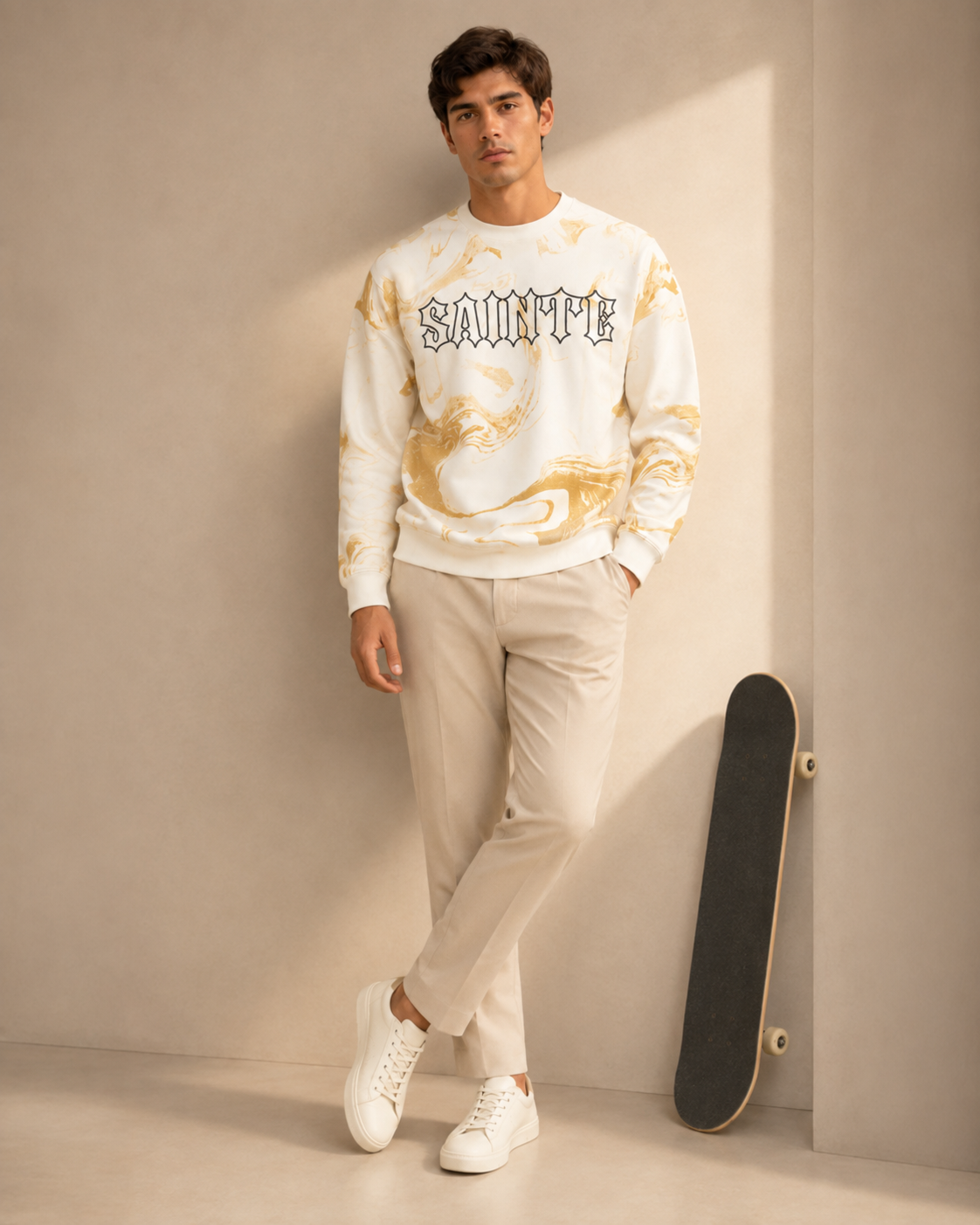 Men’s Off-White Printed Sweatshirt